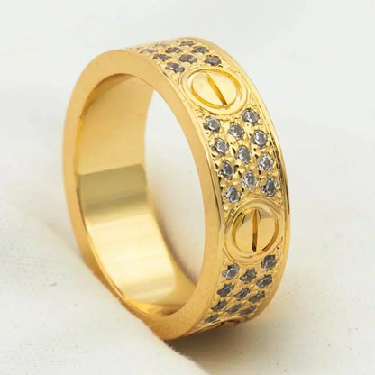 [moco jewelrys]LOVE RING 5.5MM DIAMONDS PAVED