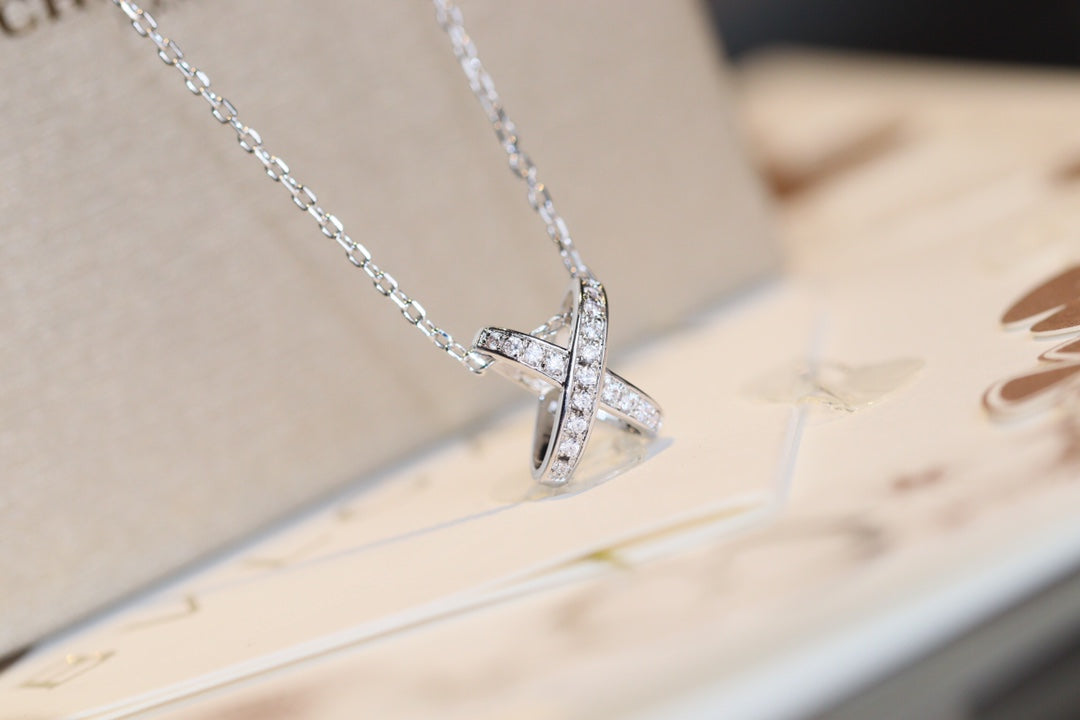 [moco jewelrys]JEUX DE DIAMOND NECKLACE