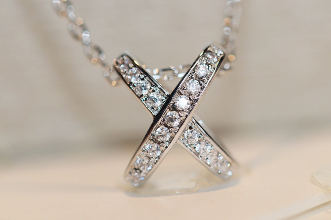 [moco jewelrys]JEUX DE DIAMOND NECKLACE