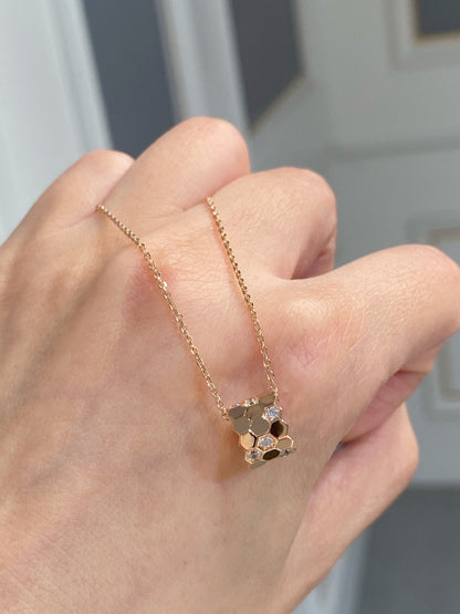 [moco jewelrys]BEE LOVE DIAMOND NECKLACE