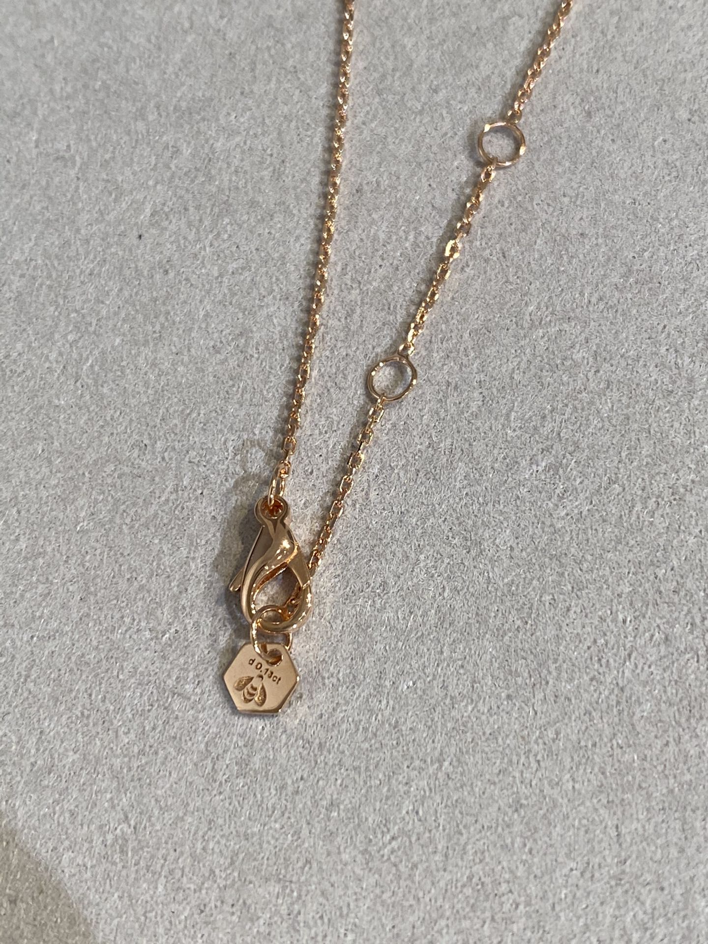 [moco jewelrys]BEE LOVE DIAMOND NECKLACE