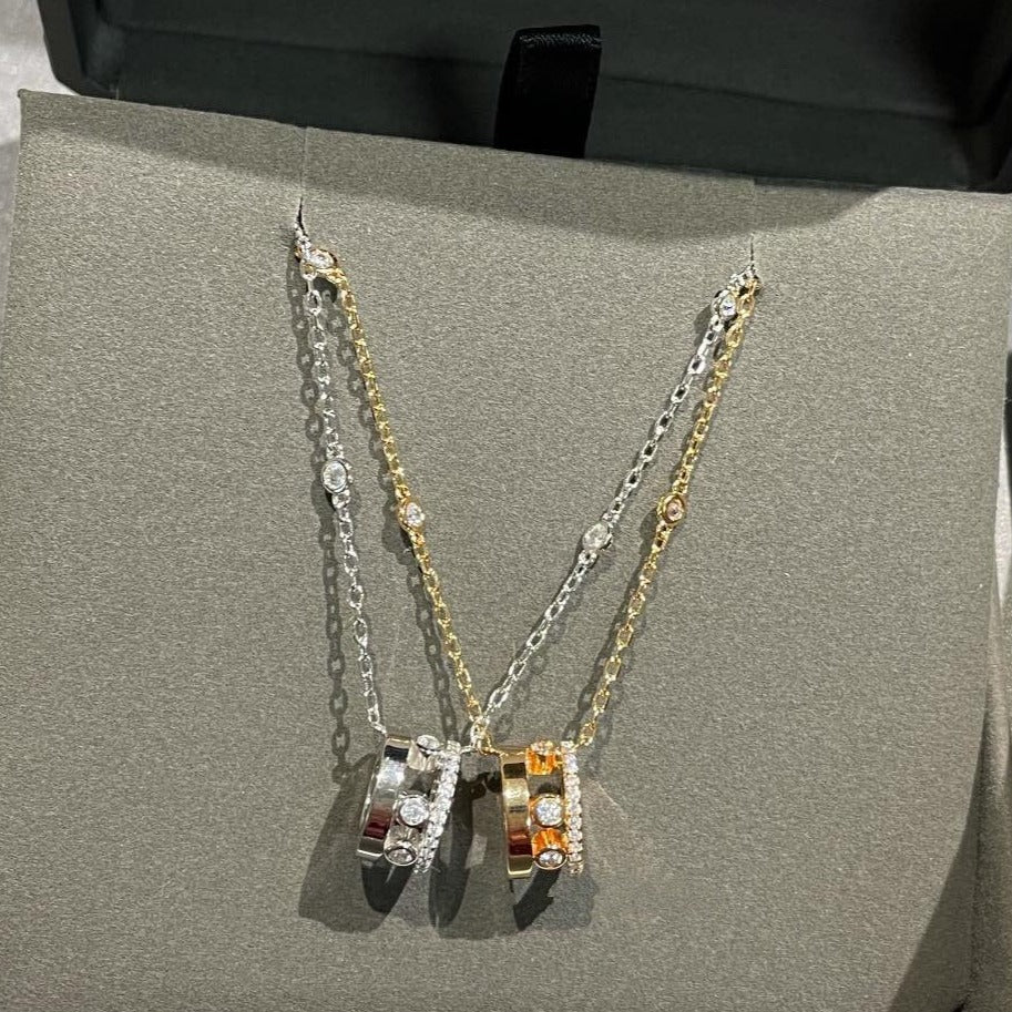 [moco jewelrys ]CHAIN MOVE ROMANE PEDAND NECKLACE