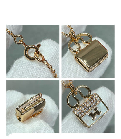 [moco jewelrys]H CIRCE MOISSANITE PENDANT NECKLACE GOLD