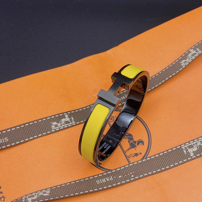 [moco jewelrys]CLIC HM SO BLACK YELLOW BRACELET