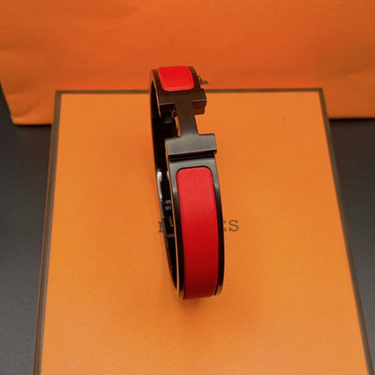 [moco jewelrys]CLIC HM SO BLACK RED BRACELET
