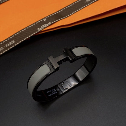 [moco jewelrys]CLIC HM SO BLACK GREY BRACELET
