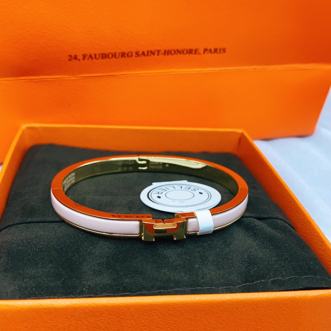 [moco jewelrys]CLASSIC HM CLIC  PINK 8MM ENAMEL BRACELET