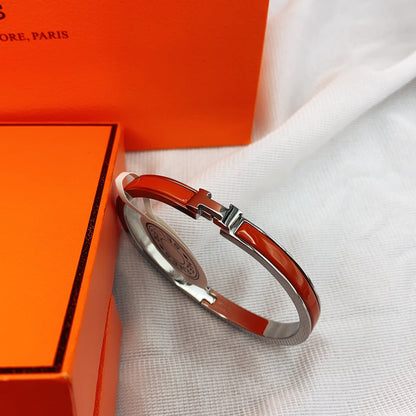 [moco jewelrys]CLASSIC HM CLIC RED 8MM ENAMEL BRACELET
