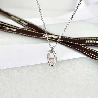 [moco jewelrys]HM PIG NOSE NECKLACE