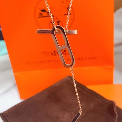 [moco jewelrys]HM NECKLACE PLATINUM ROSE GOLD DIAMOND