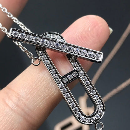 [moco jewelrys]HM NECKLACE PLATINUM ROSE GOLD DIAMOND