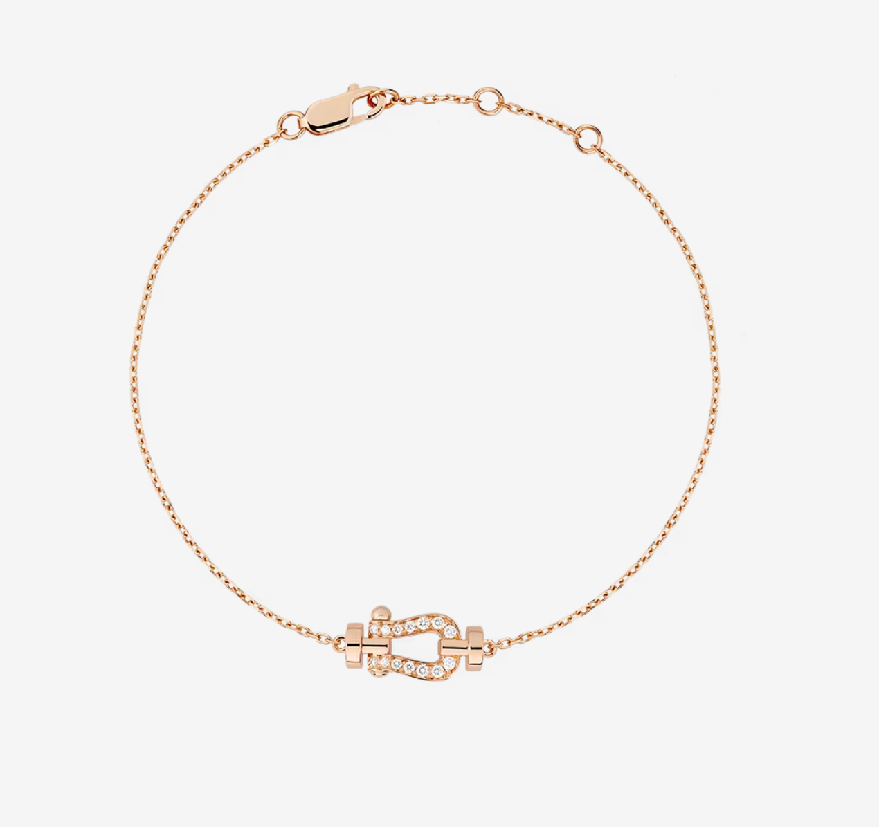 [moco jewelrys]FORCE 10 FULL DIAMOND BUCKLE CHAIN LINK MINI MODEL
