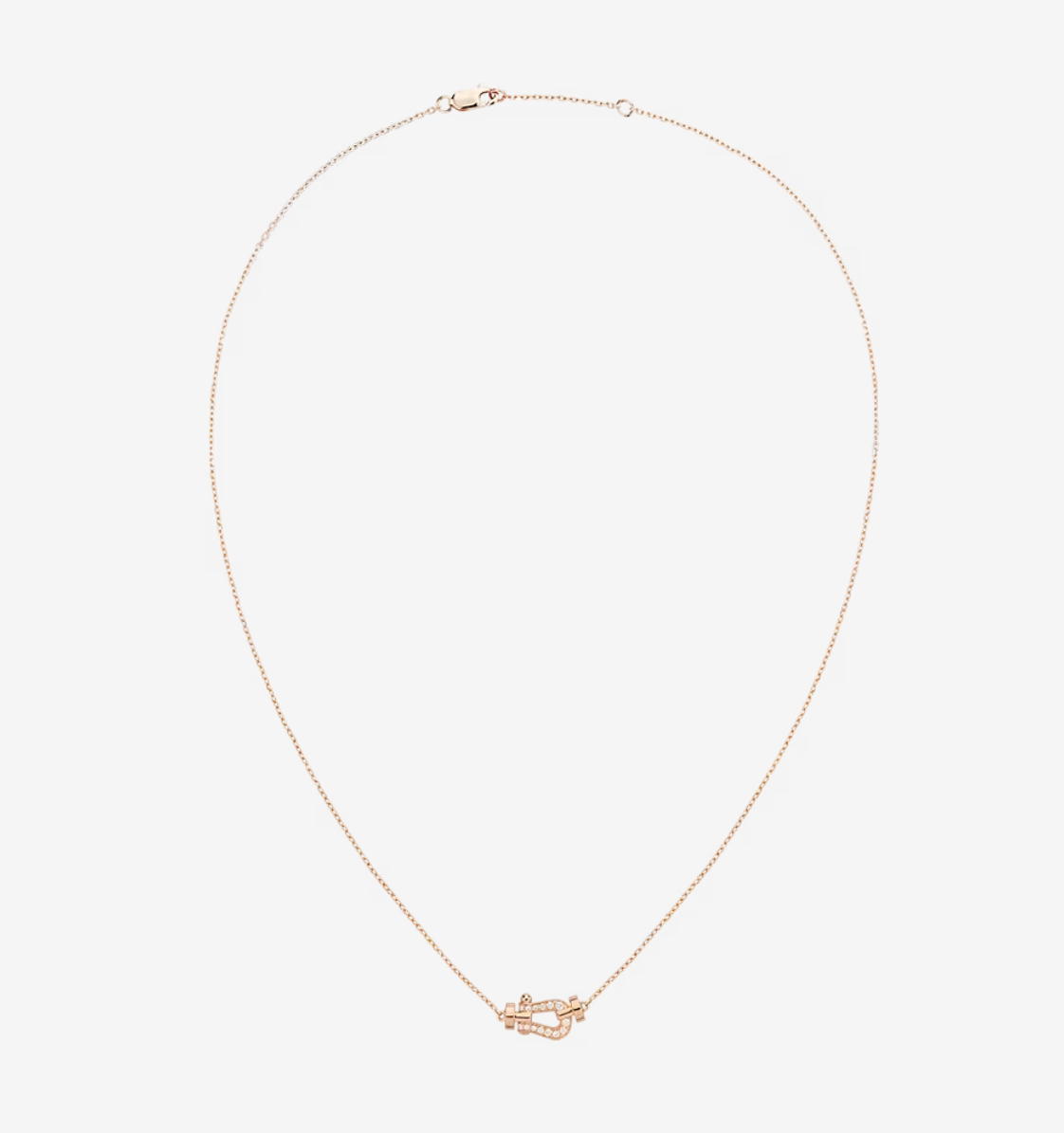 [moco jewelrys]FORCE 10 DIAMOND PINK GOLD NECKLACE MINI MODEL