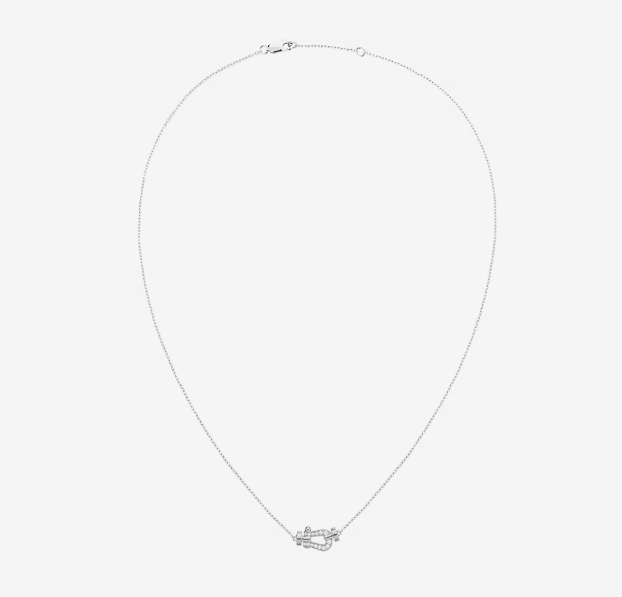 [moco jewelrys]FORCE 10 DIAMOND SILVER NECKLACE MINI MODEL