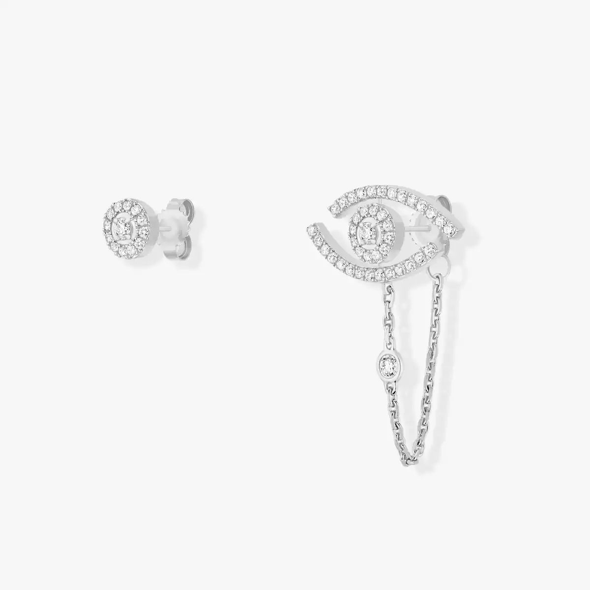 [moco jewelrys]Lucky Eye Diamond Earrings