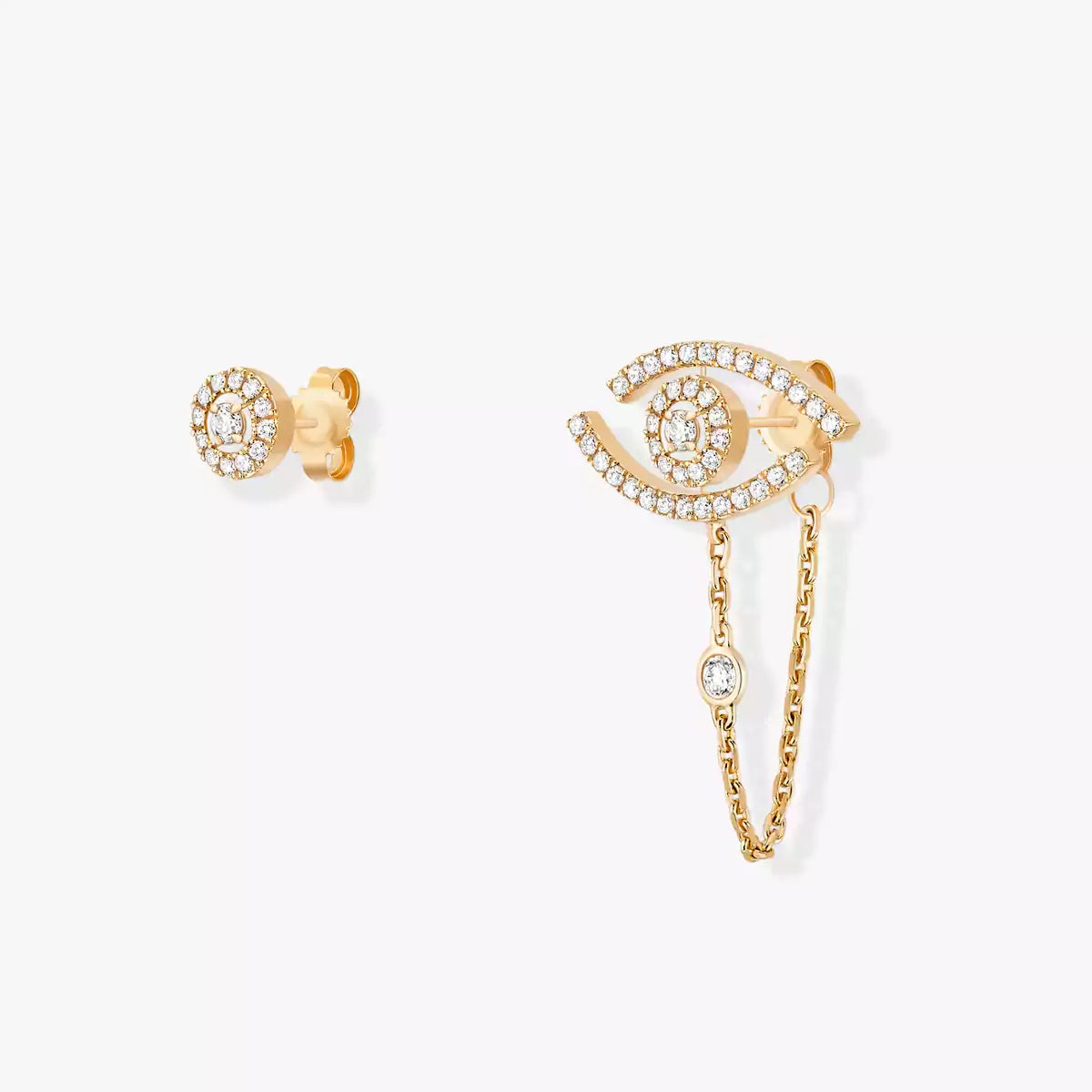 [moco jewelrys]Lucky Eye Diamond Earrings