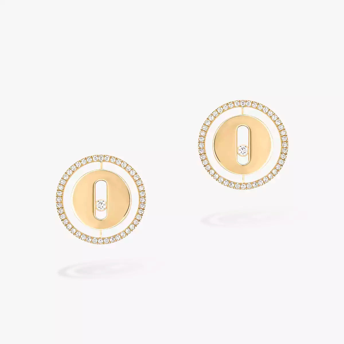 [moco jewelrys]Lucky Move Diamond Earrings