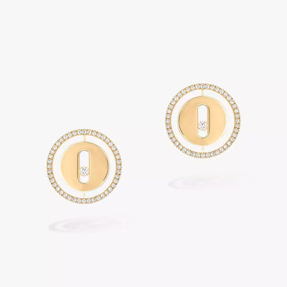 [moco jewelrys]Lucky Move Diamond Earrings