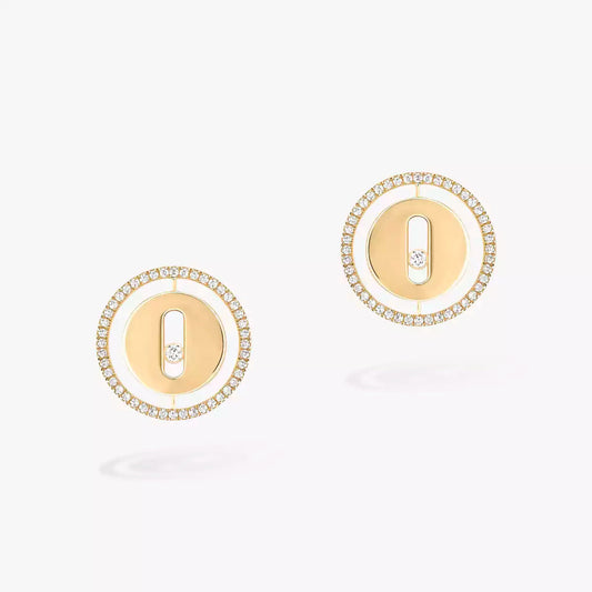 [moco jewelrys]Lucky Move Diamond Earrings