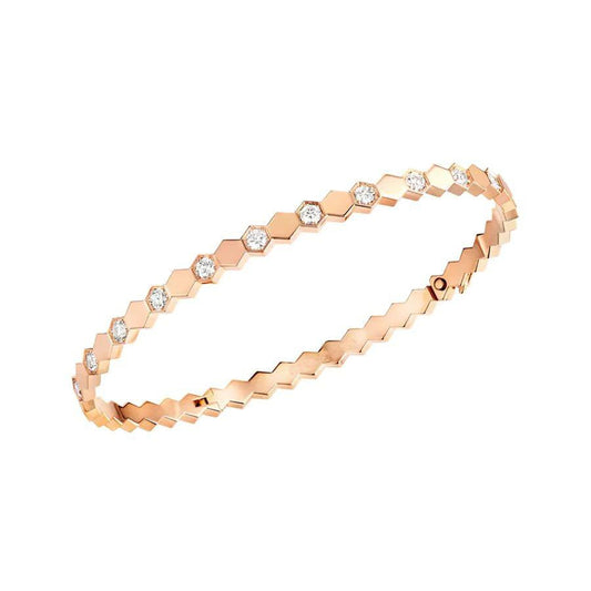 [moco jewelrys]BEE LOVE PINK GOLD DIAMOND BRACELET