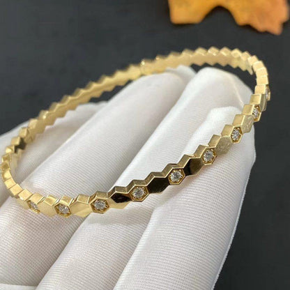 [moco jewelrys]BEE LOVE GOLD DIAMOND BRACELET