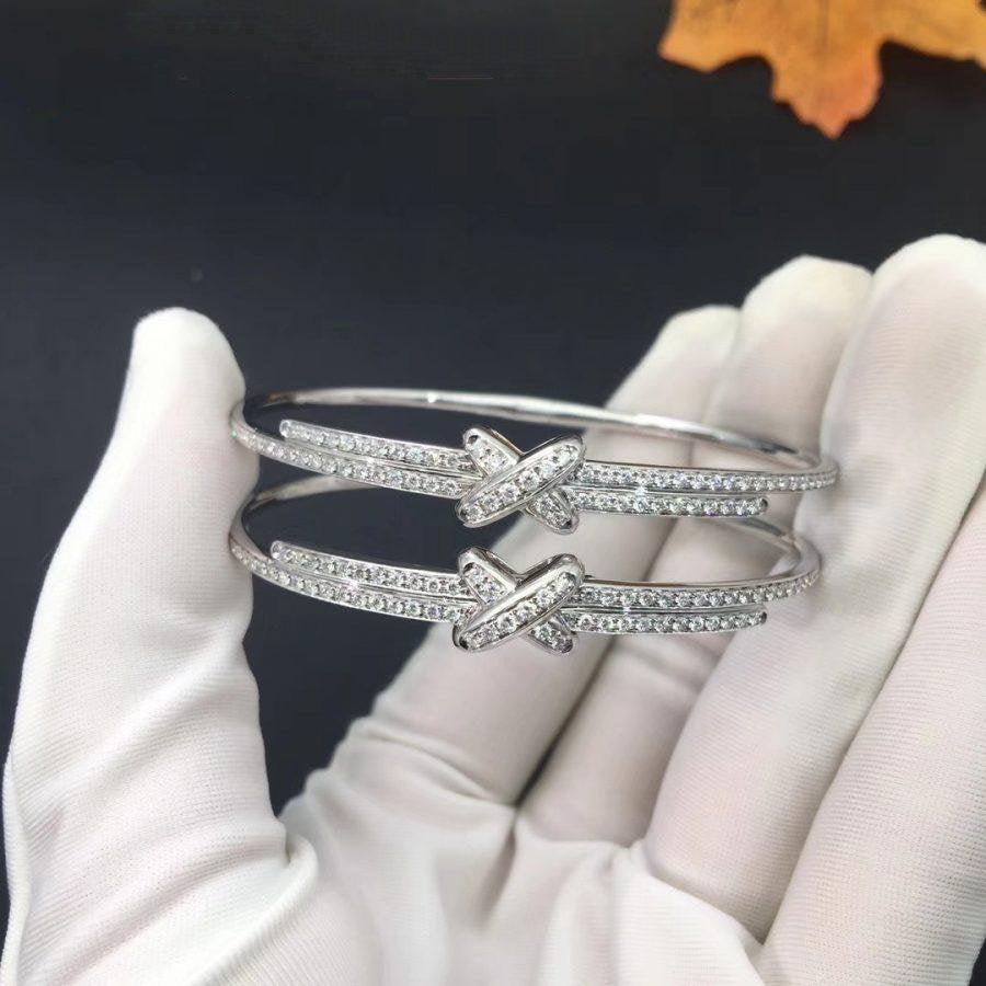 [moco jewelrys]JEUX DE BRACELET DIAMONDS SILVER