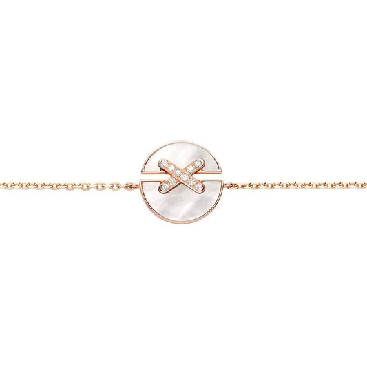 [moco jewelrys]JEUX DE BRACELET MOP PINK GOLD DIAMONDS