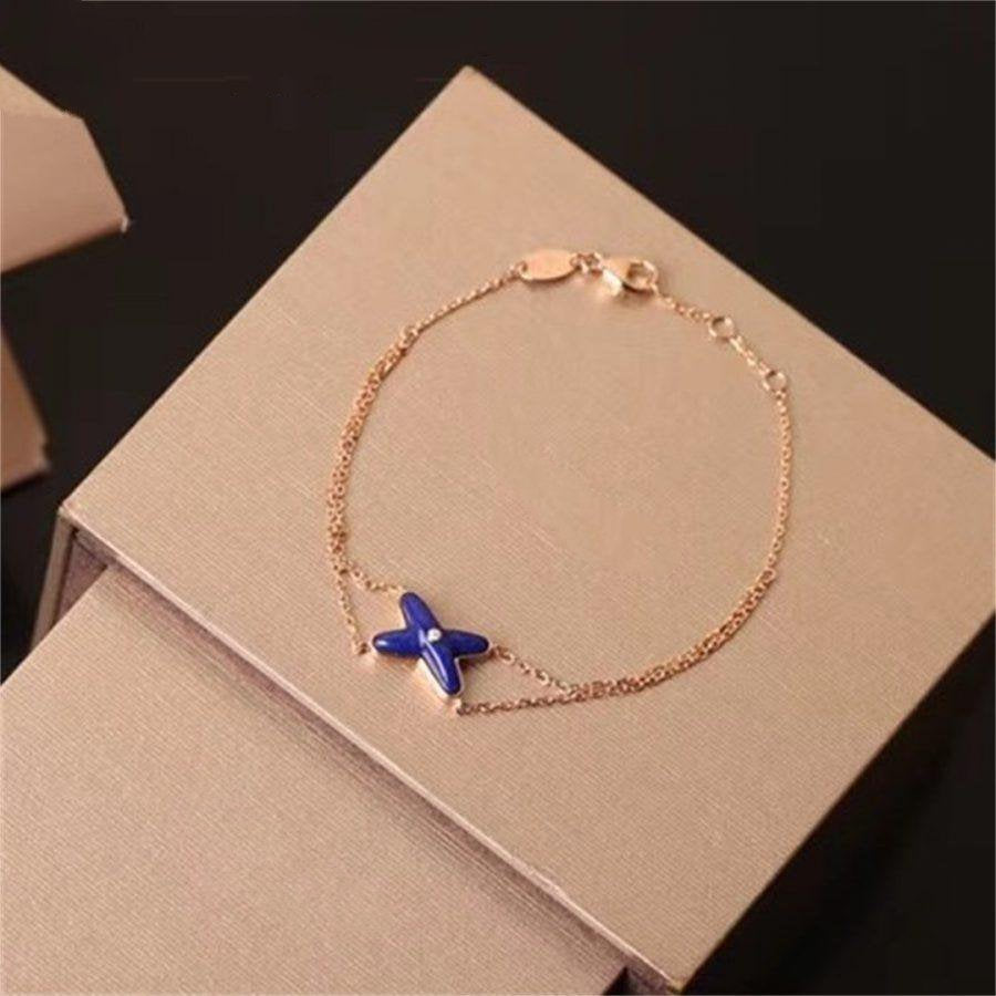 [moco jewelrys]Hollow Design Four-Leaf Clover Flower Shape Ring