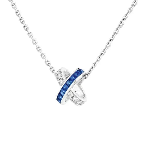 [moco jewelrys]LIENS DIAMOND SILVER NECKLACE