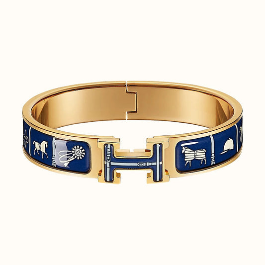 [moco jewelrys]H COUVERTURES DARK BLUE BRACELET