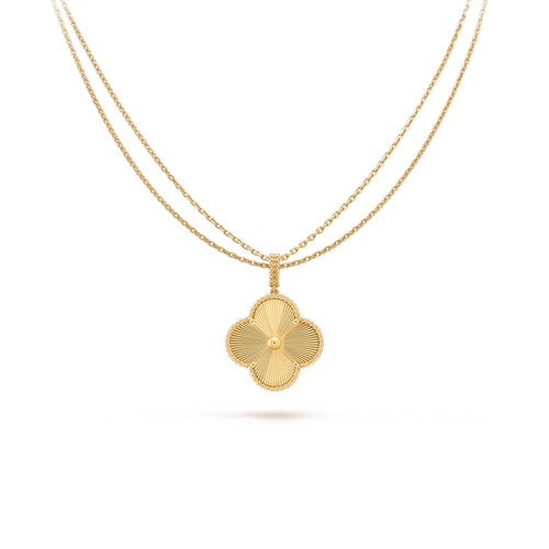 [moco jewelrys]CLOVER 25MM PEDANT NECKLACE GOLD
