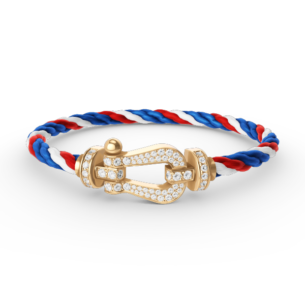 [moco jewelrys]FORCE LARGE HORSESHOE FULL DIAMOND BRACELET GOLD