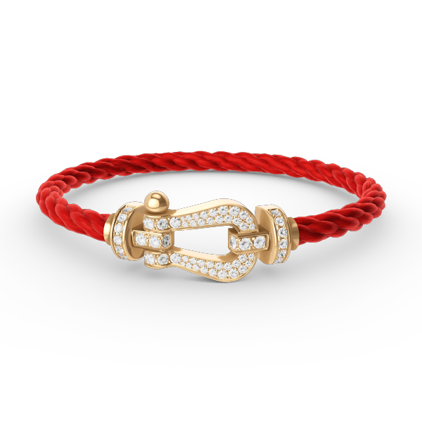 [moco jewelrys]FORCE LARGE HORSESHOE FULL DIAMOND BRACELET GOLD
