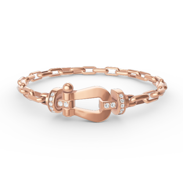 [moco jewelrys]FORCE LARGE HORSESHOE CLASP  METAL BRACELET