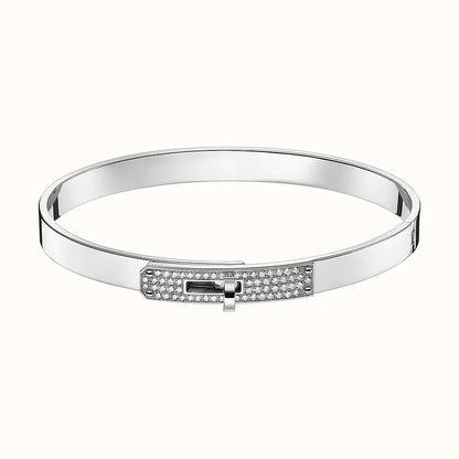 [moco jewelrys]KELLY SILVER DIAMOND BRACELET