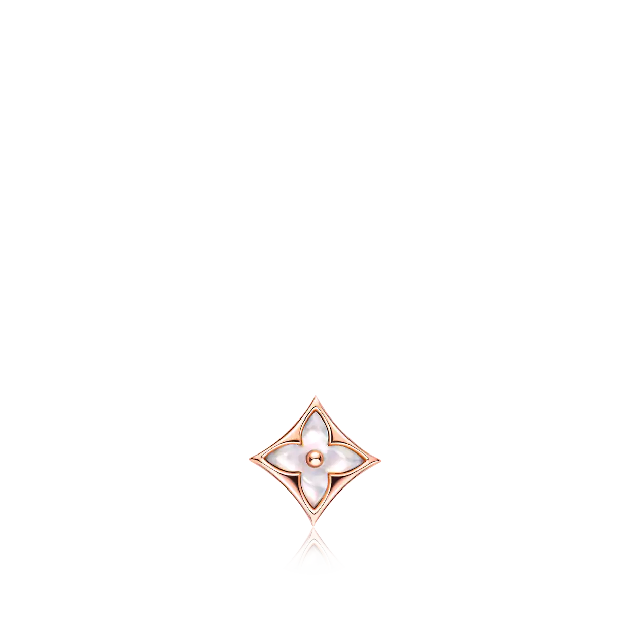 [moco jewelrys]STAR MOP PINK GOLD EARRINGS