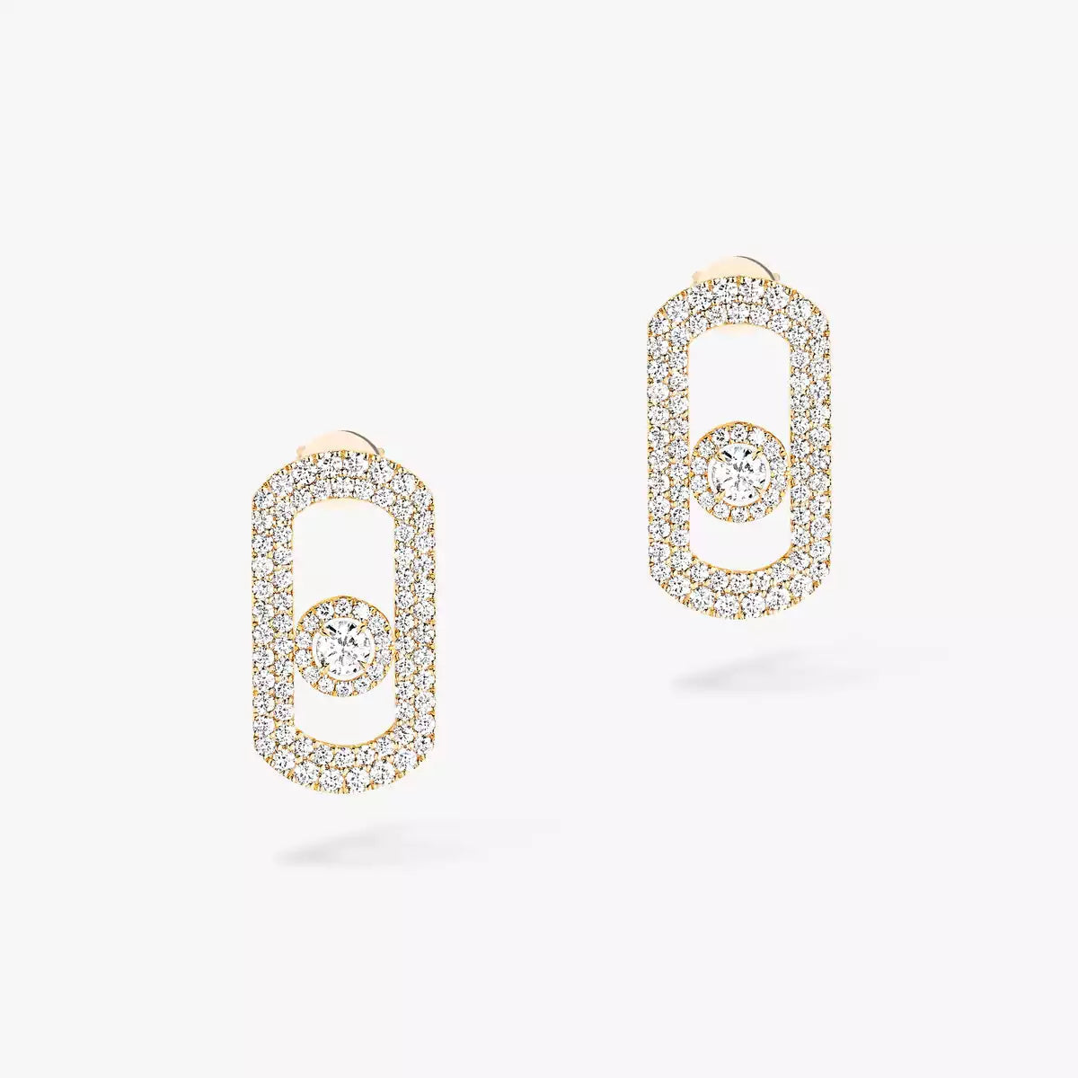 [moco jewelrys ]So Move Pave_-Set Diamond Earrings in Silver