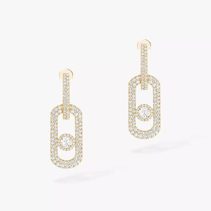 [moco jewelrys ]So Move XL Pave_-Set Diamond Pendant Earrings