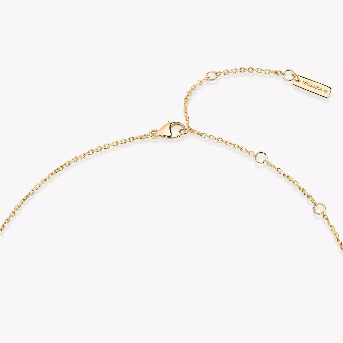 [moco jewelrys]Lucky Eye Diamond Necklace in Rose Gold and Turquoise