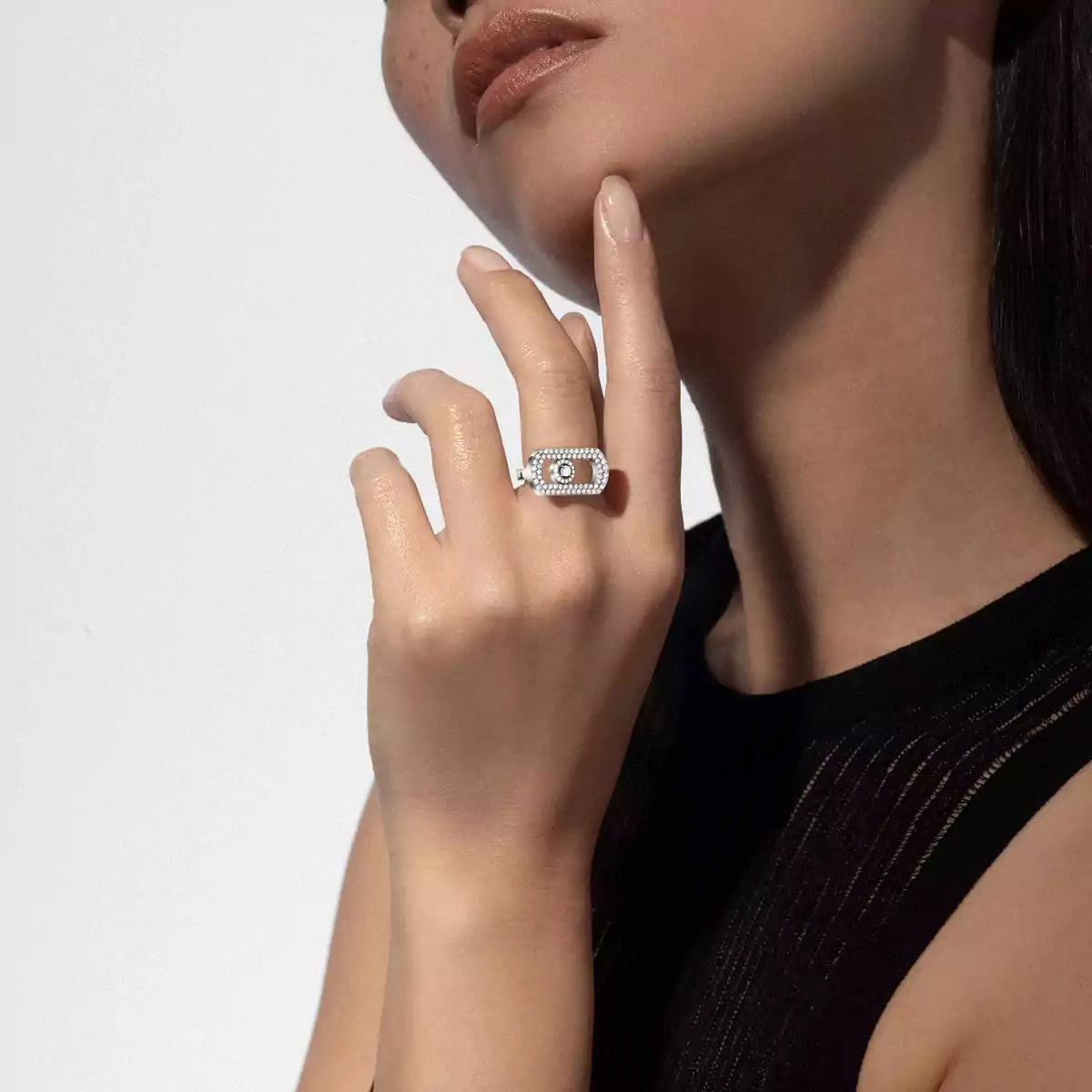 [moco jewelrys ]So Move Pave_-Set Diamond Ring