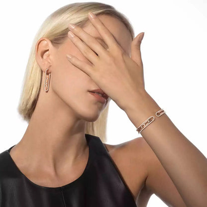 [moco jewelrys ]Diamond Pendant Earrings Move 10Th