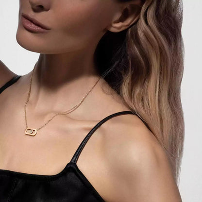 [moco jewelrys ]So Move Diamond Necklace in Gold