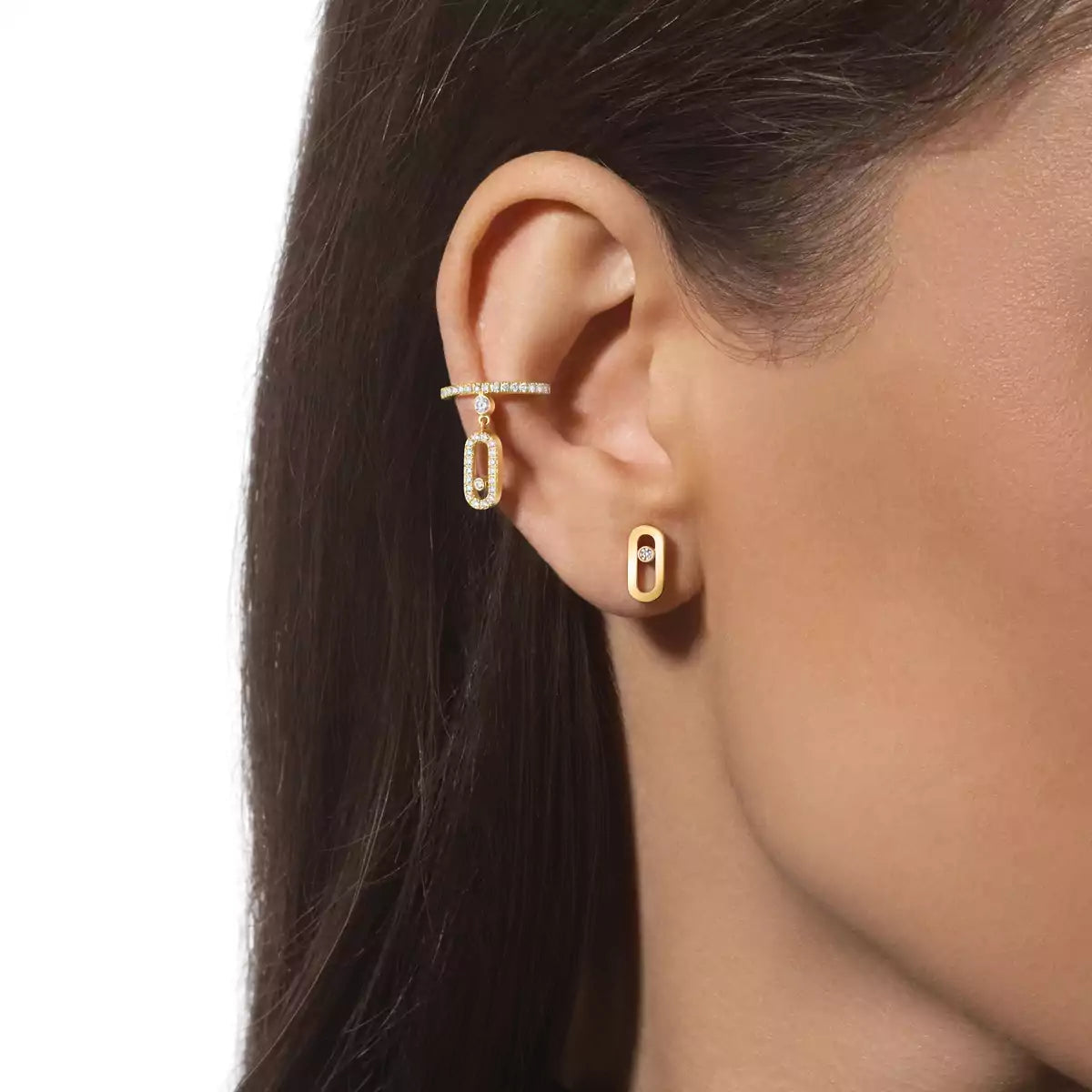 [moco jewelrys ]Move Uno Diamond Stud Earrings