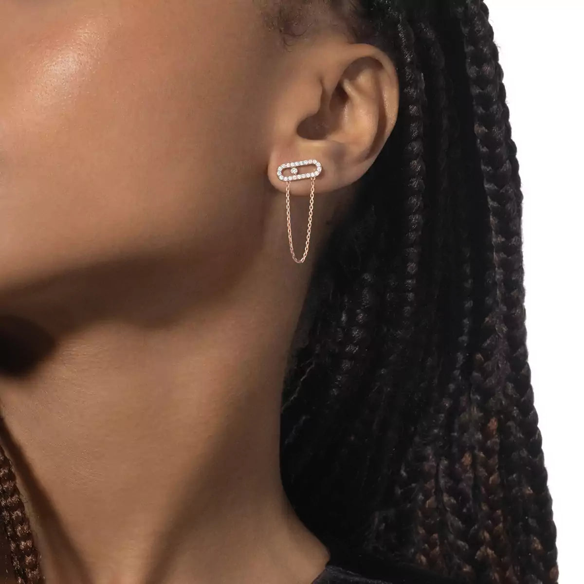 [moco jewelrys ]Move Uno Diamond Earrings