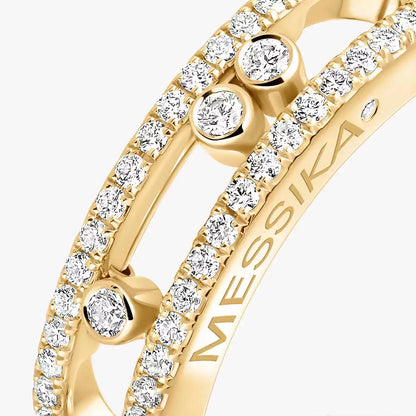 [moco jewelrys ] Baby Move Gold Diamond Pave_ Ring