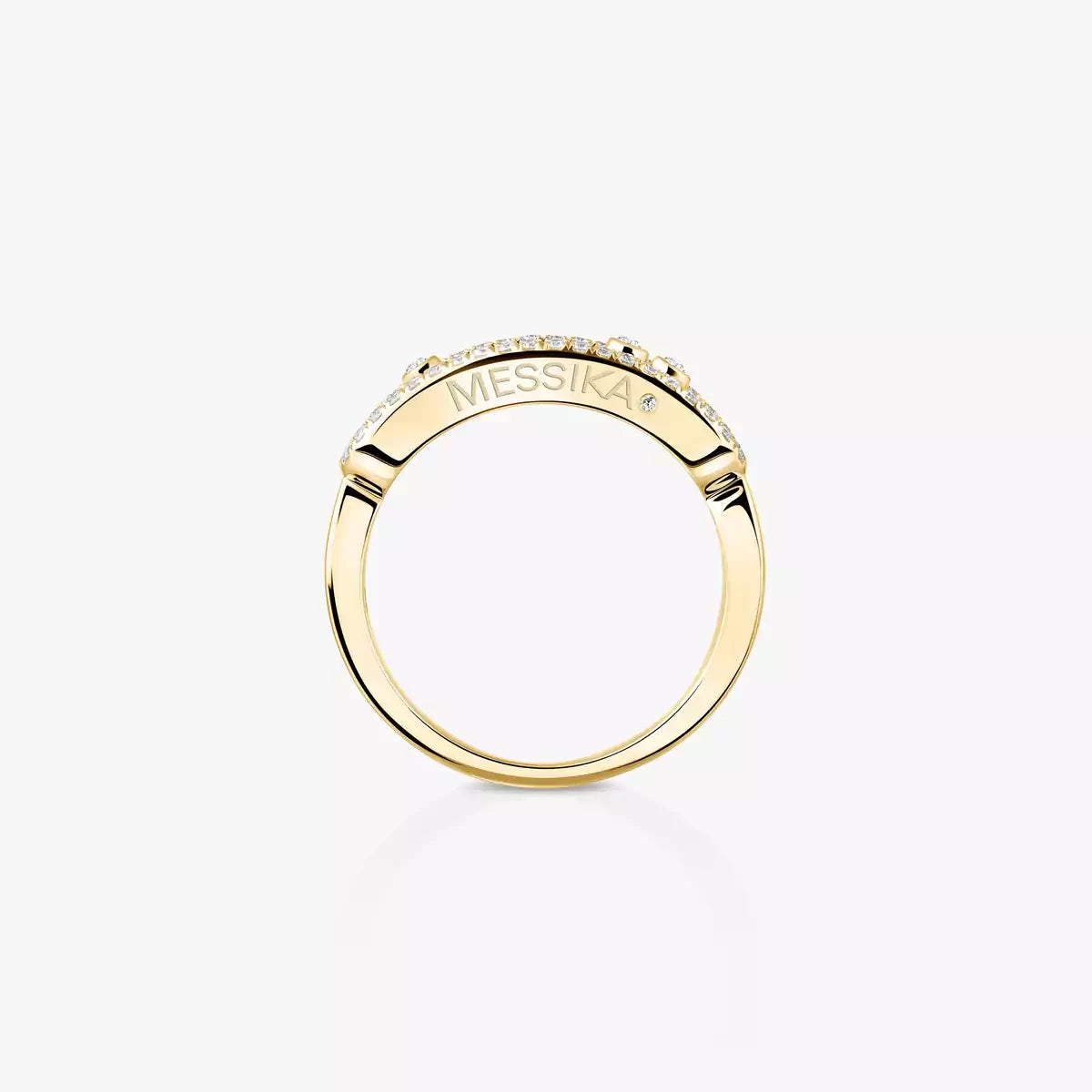 [moco jewelrys ] Baby Move Gold Diamond Pave_ Ring