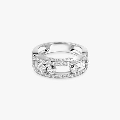 [moco jewelrys ] Move Gold Diamond Pave_ Ring
