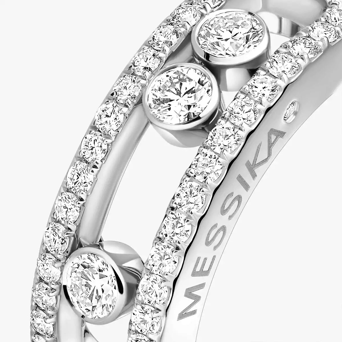 [moco jewelrys ] Move Gold Diamond Pave_ Ring
