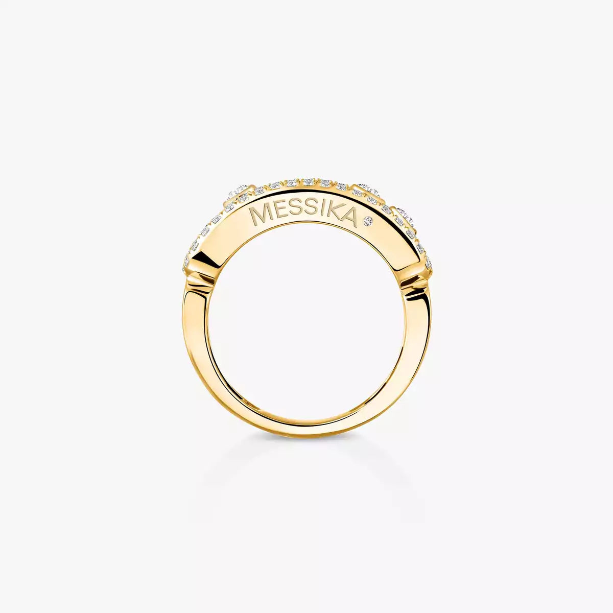 [moco jewelrys ] Move Gold Diamond Pave_ Ring