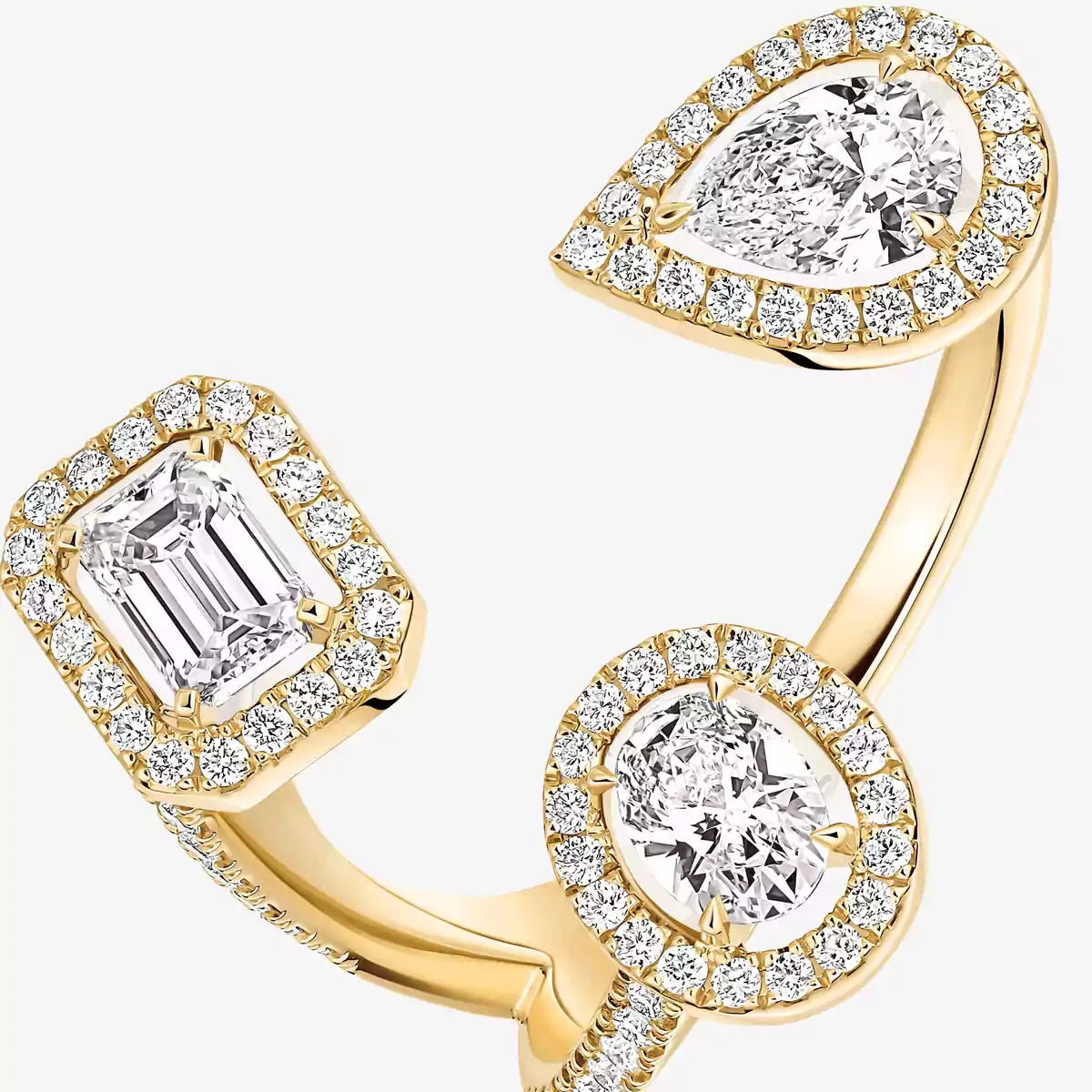 [[moco jewelrys ] Diamond Ring 0,25ct My Twin Trilogy